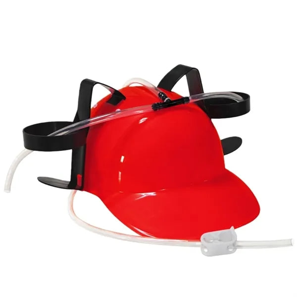Dual Beverage Drinking Helmet For Parties Sport Fun