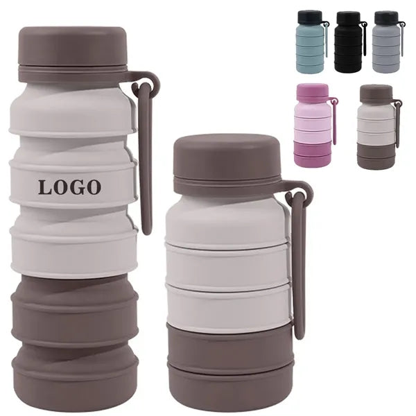 17 Oz Food Grade Retractable Silicone Folding Cup
