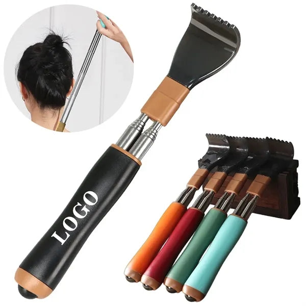 Portable Extendable Double-Pole Back Scratcher