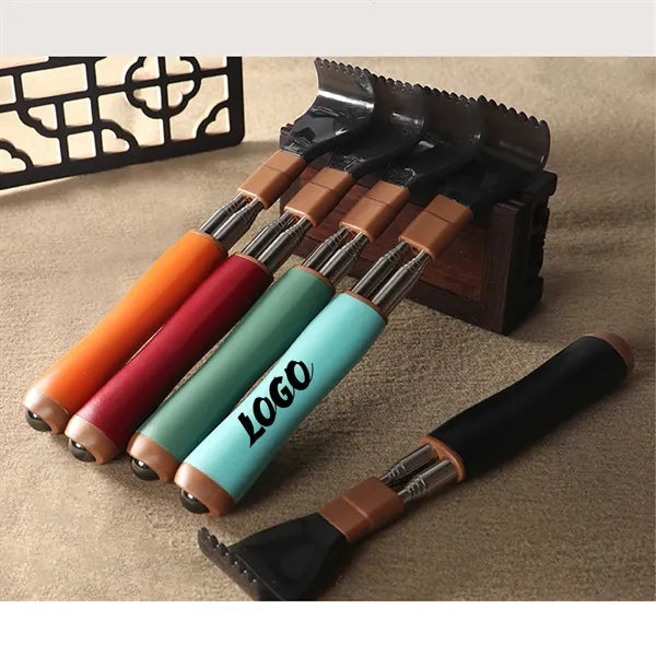 Portable Extendable Double-Pole Back Scratcher