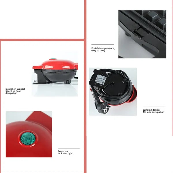 Mini Electric Non-stick Waffle Maker Machine