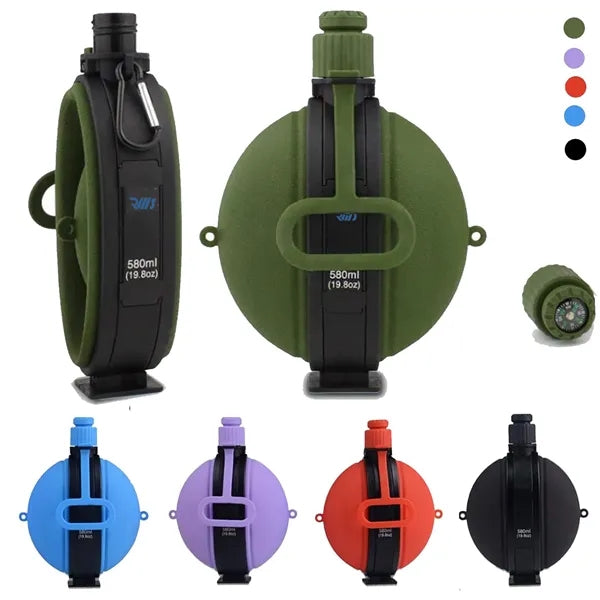20oz Spherical Collapsible Silicone Bottle