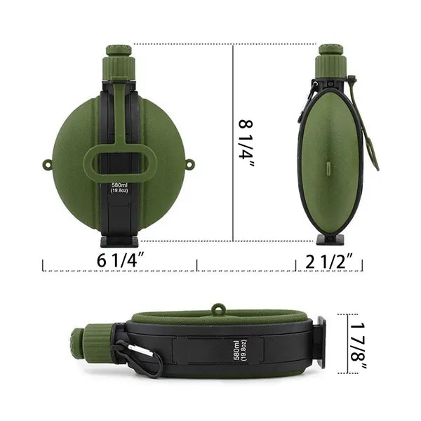 20oz Spherical Collapsible Silicone Bottle