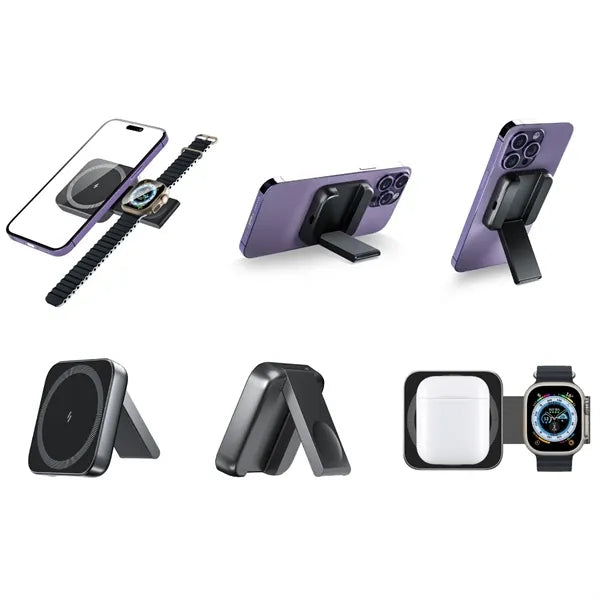 3 in 1 Magnetic Magsafe Wireless Charger Stand