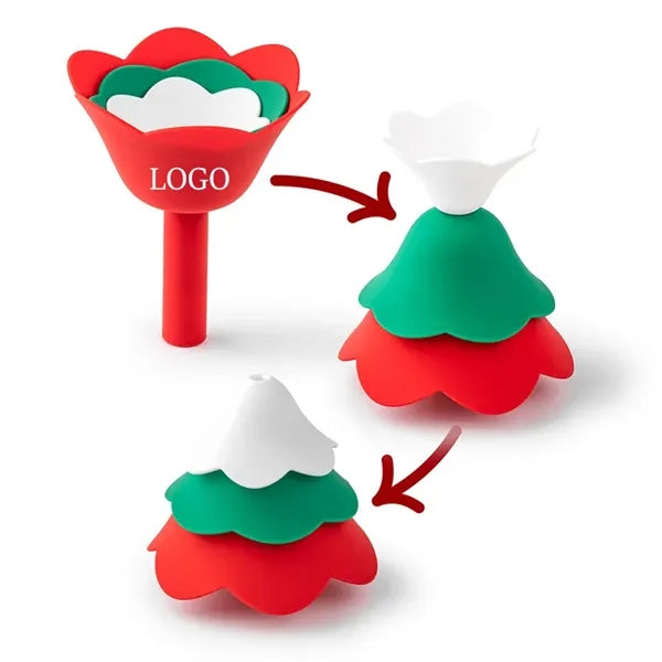 Silicone Flower Funnel Set of 3