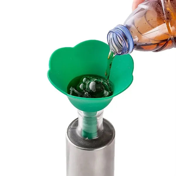 Silicone Flower Funnel Set of 3