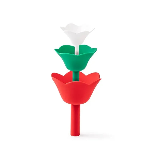 Silicone Flower Funnel Set of 3