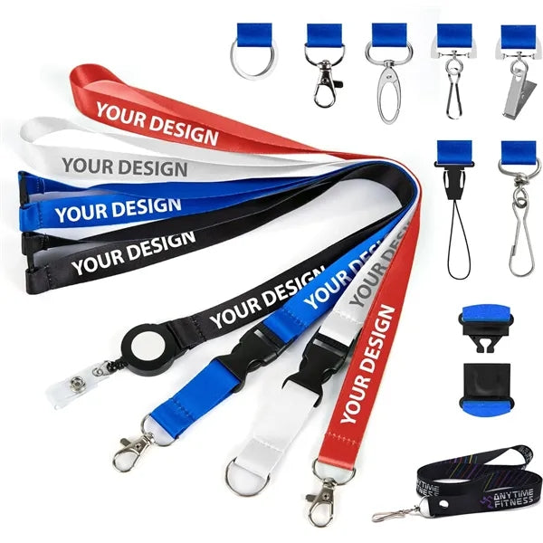 Neck Lanyard with Text/Logo/Photo/Name/Message