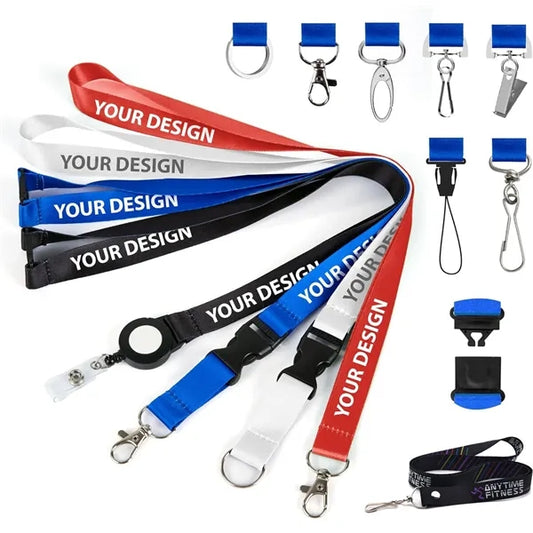 Neck Lanyard with Text/Logo/Photo/Name/Message