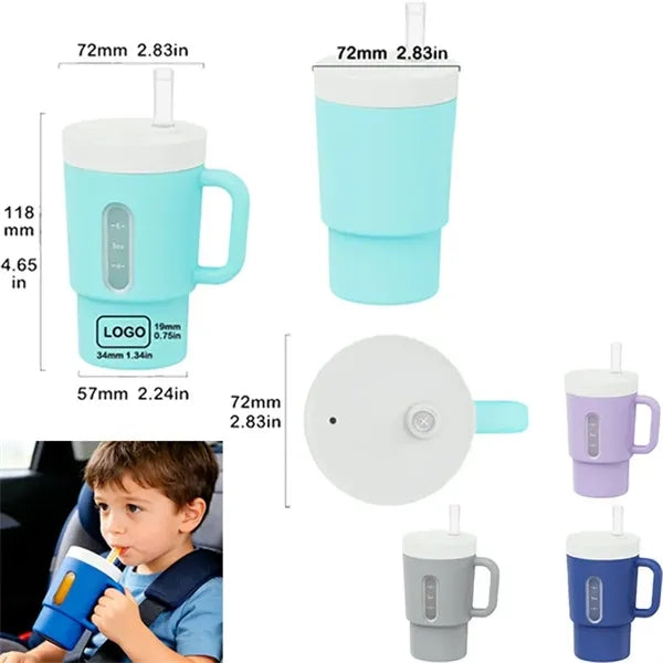7oz Kid's Leak-Proof Straw Cup