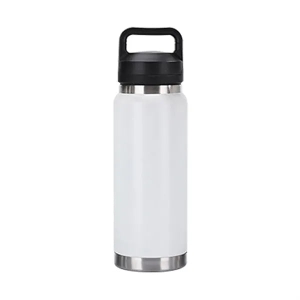 36oz Dual-Lid Vacuum Insulated Sports Water Bottle w/ Handle