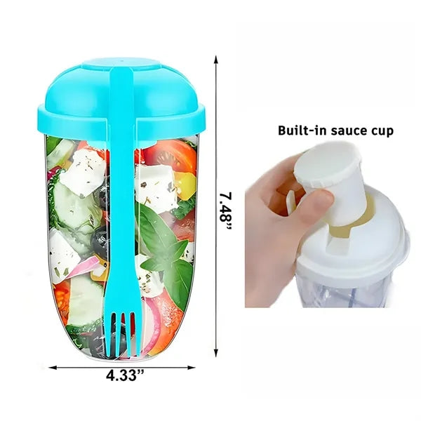 35Oz Salad Shaker Cup Container