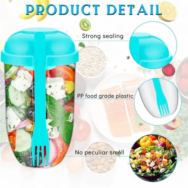35Oz Salad Shaker Cup Container