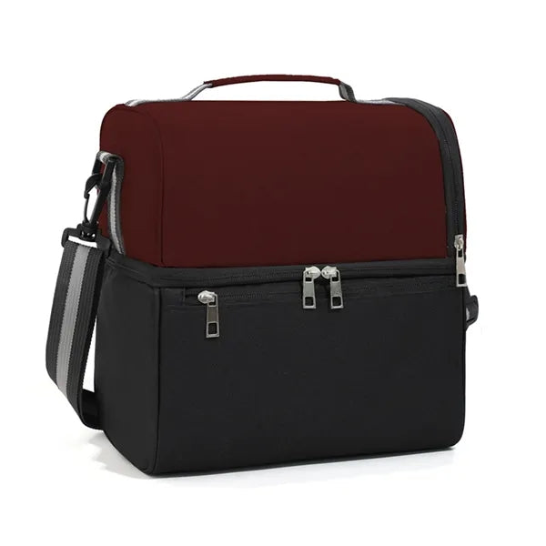 14 Can Dual Compartment Insulated Cooler Bag