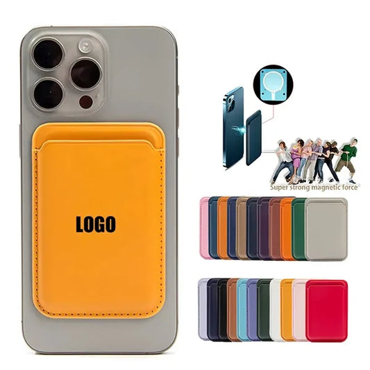 PU Leather Magnetic Card Wallet Holder