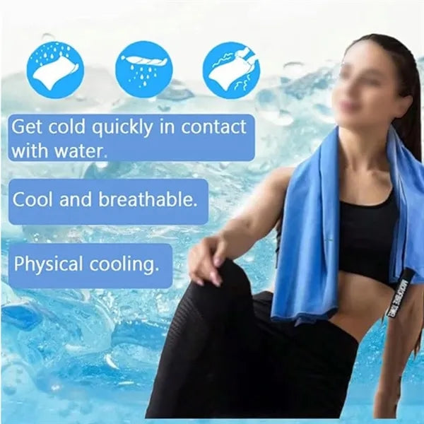 Instant Cooling Quick Dry Towel With Case