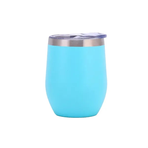 12oz Stainless Steel Insulated Coffee Mug With Lid Handle