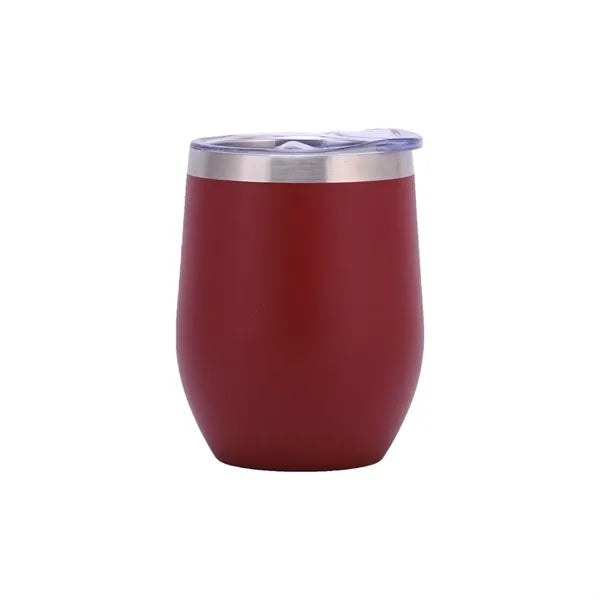 12oz Stainless Steel Insulated Coffee Mug With Lid Handle
