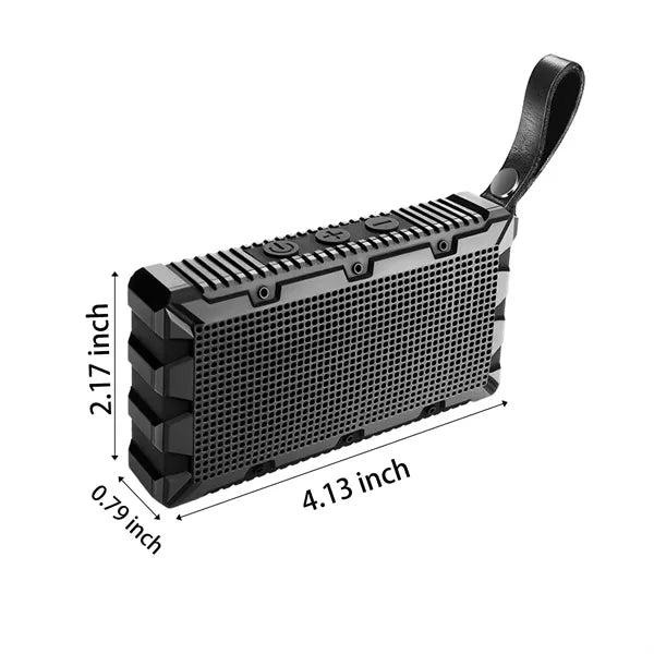 Portable waterproof and dustproof pocket Bluetooth speaker