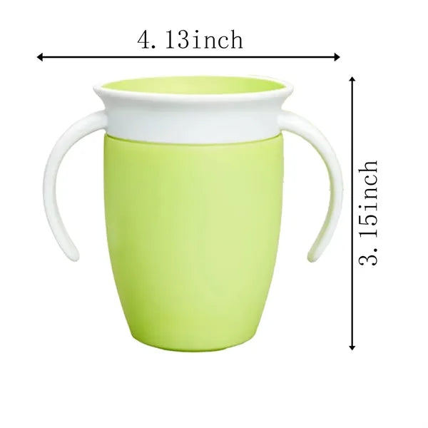 8oz Spill Proof Toddler Sippy Cups 360 Drinking Design