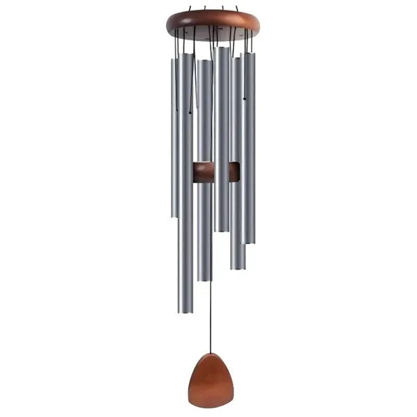 26" Aluminium Tubes Wooden Wind Chimes