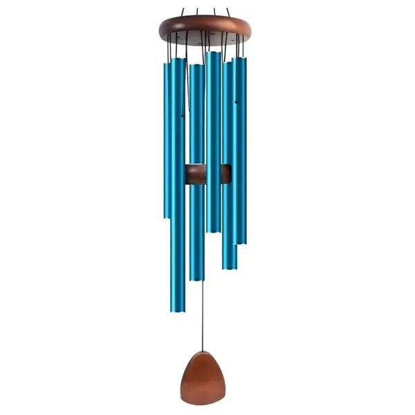 26" Aluminium Tubes Wooden Wind Chimes
