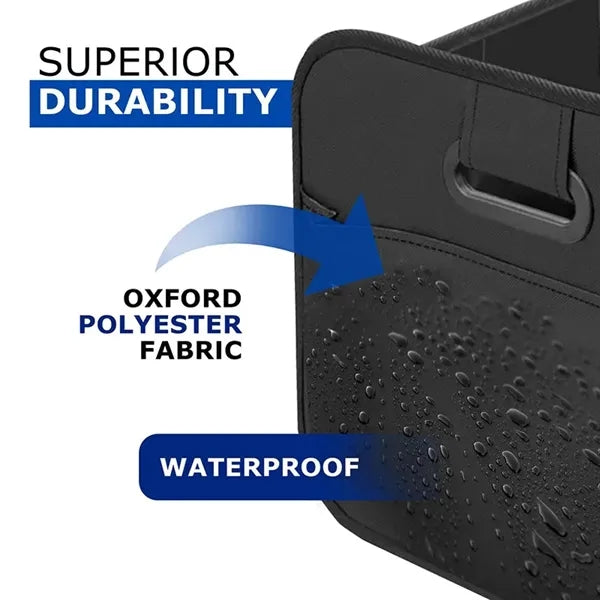 Large Capacity Car Trunk Storage Organizer with Handle