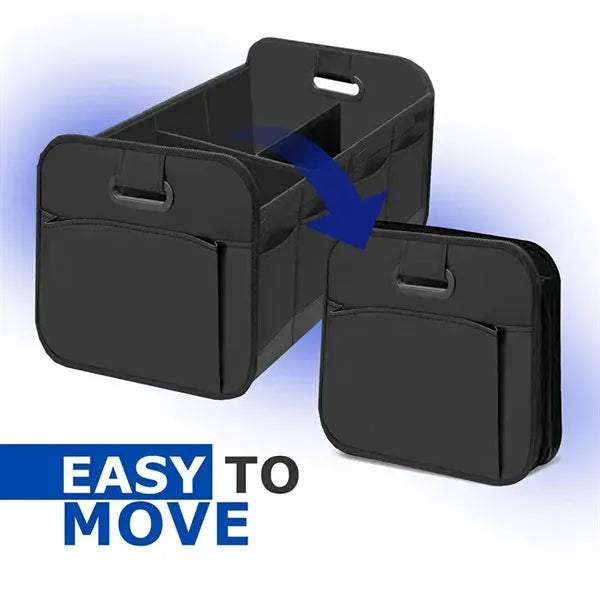 Large Capacity Car Trunk Storage Organizer with Handle