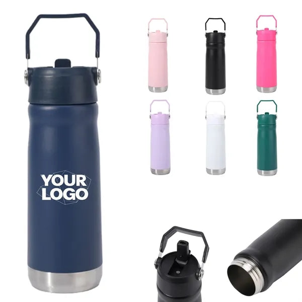 Portable 22oz Insulated Stainless Steel Water Bottle