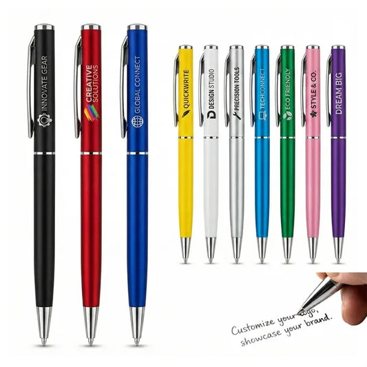 Slim Sleek Pro Metal Twist Ballpoint Pen