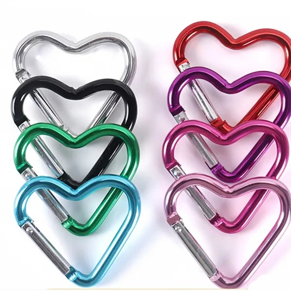 Aluminium Alloy Heart Shaped Carabiner