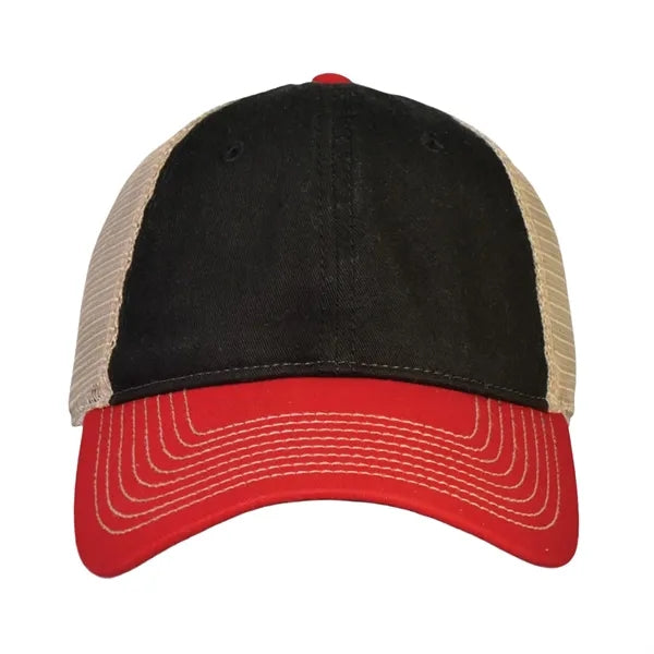 Soft Mesh Trucker Cap with Elastic Snapback