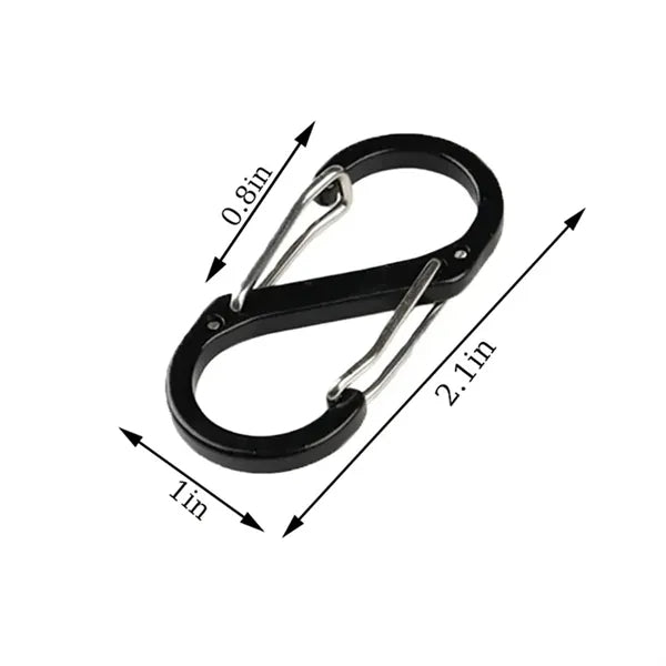 Aluminum S Shaped Carabiner Clip Hook