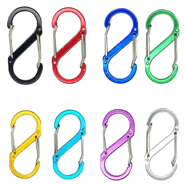 Aluminum S Shaped Carabiner Clip Hook