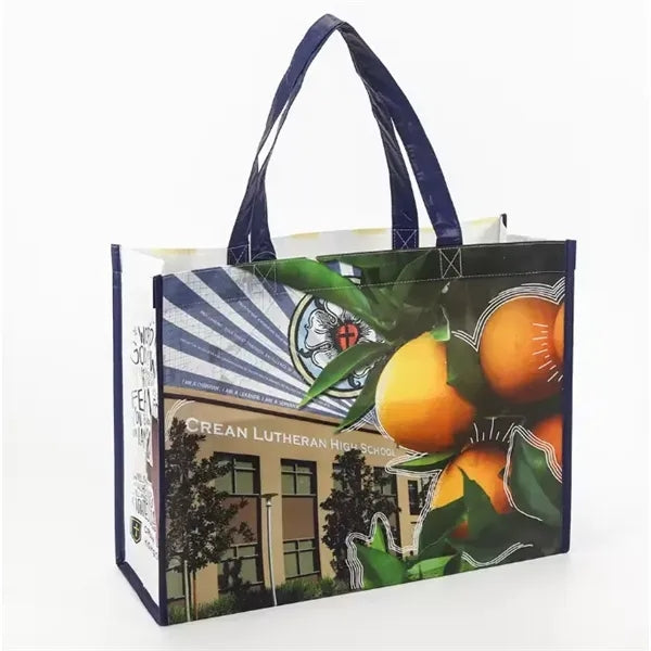 Laminated Grocery Tote Bag
