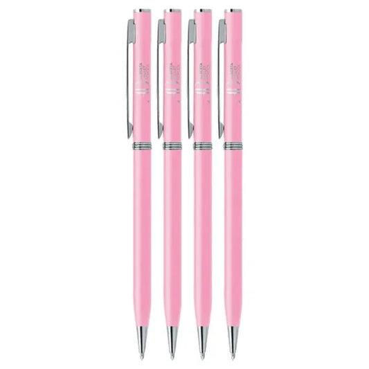 Union Printed - Pink Stick Twist Metal Pen