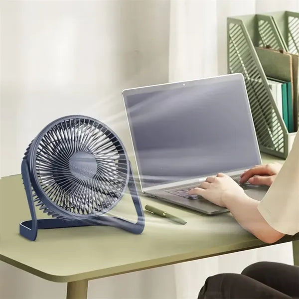 5 Inch USB Portable 90 Rotate Quiet Desk Fan