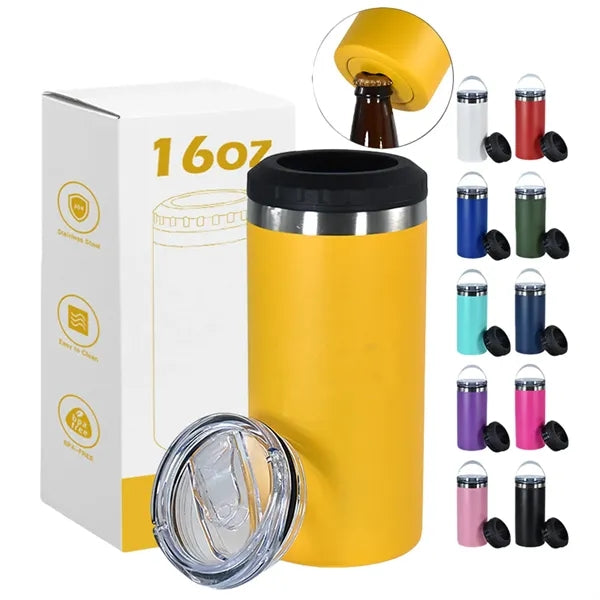Vacuum Insulated Stainless Steel Tumbler With Lid
