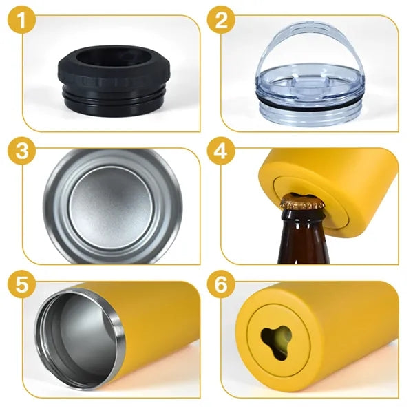 Vacuum Insulated Stainless Steel Tumbler With Lid
