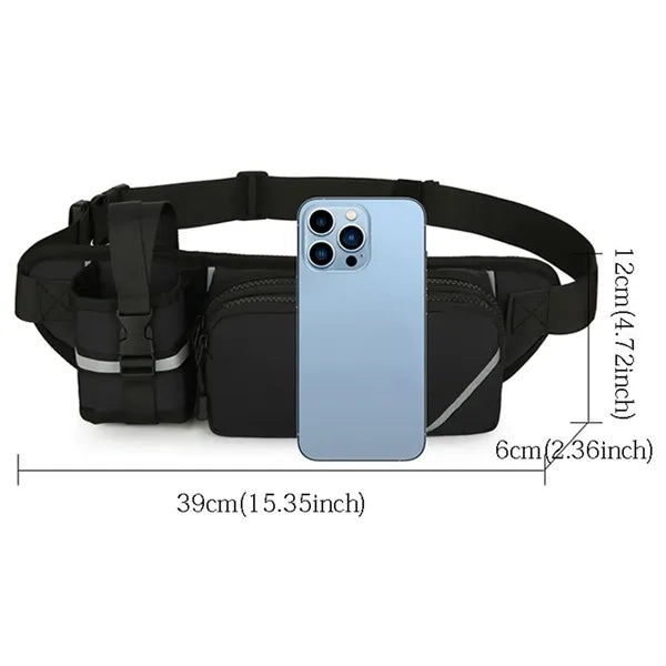 Waterproof Outdoor Waist Pack With Bottle Holder