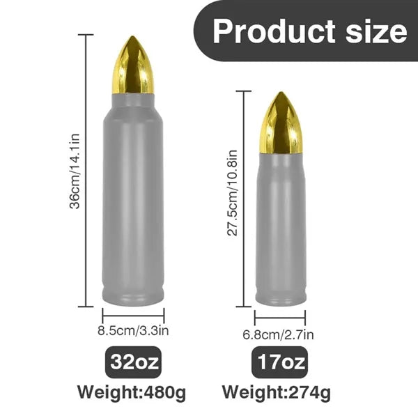 Bullet Shaped Stainless Steel Insulated Tumbler