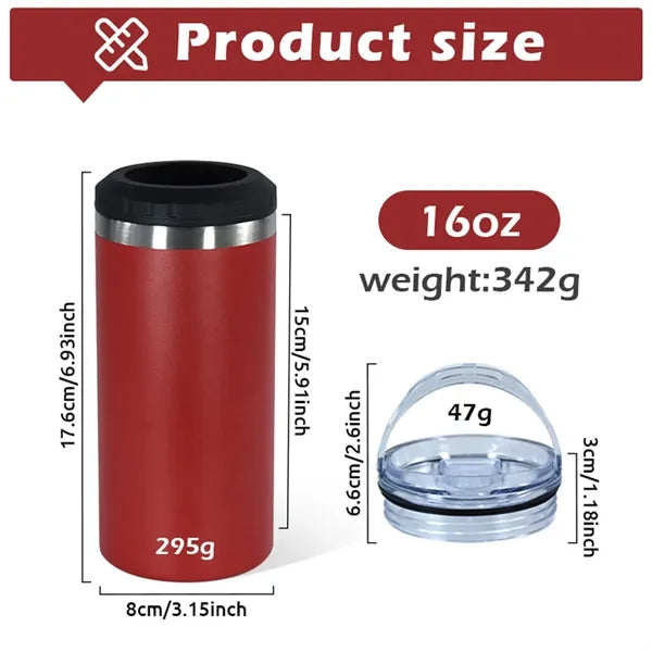 Vacuum Insulated Stainless Steel Tumbler With Lid