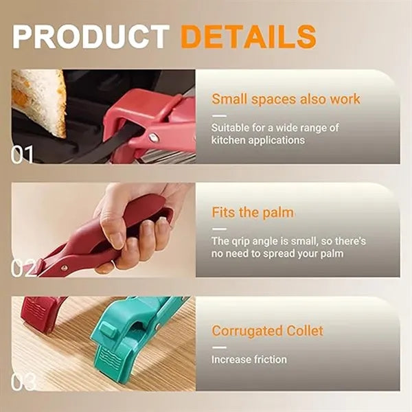 2026 New Multi-Function Anti-Scald Hot Plate Gripper Tong