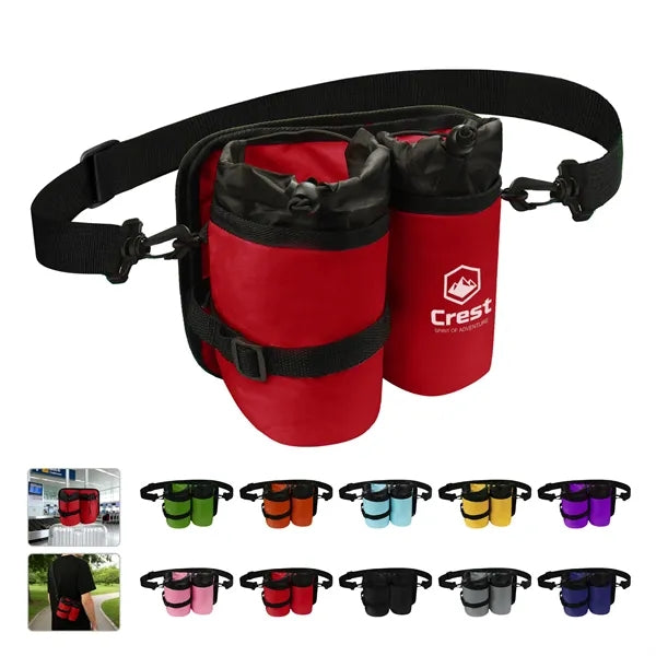 Insulated Luggage Cup Holder W/ Shoulder Strap