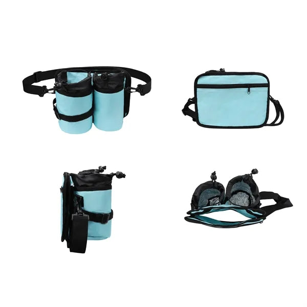 Insulated Luggage Cup Holder W/ Shoulder Strap