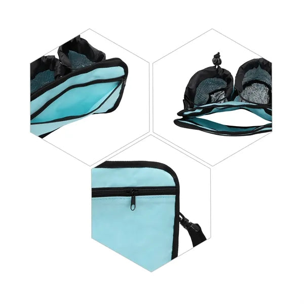Insulated Luggage Cup Holder W/ Shoulder Strap