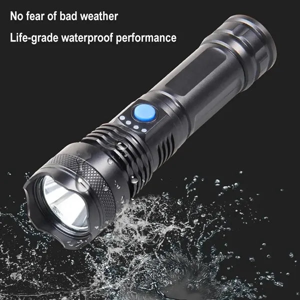Rechargeable Led Tactical Flashlight with 3 Lighting Modes