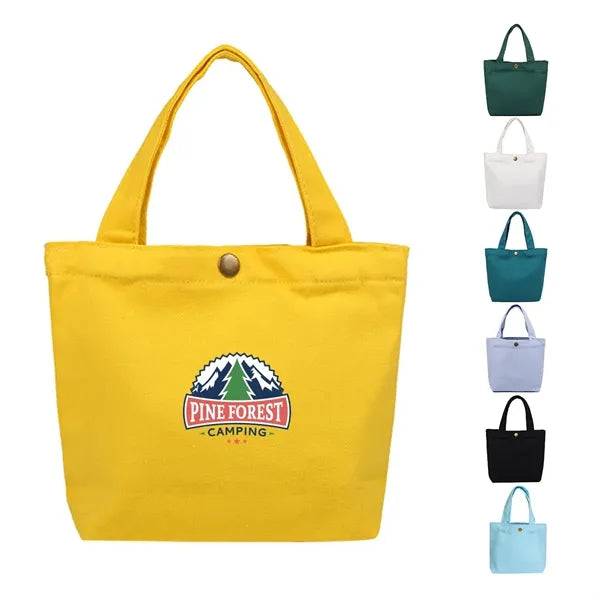 Mini Canvas Tote Handbag