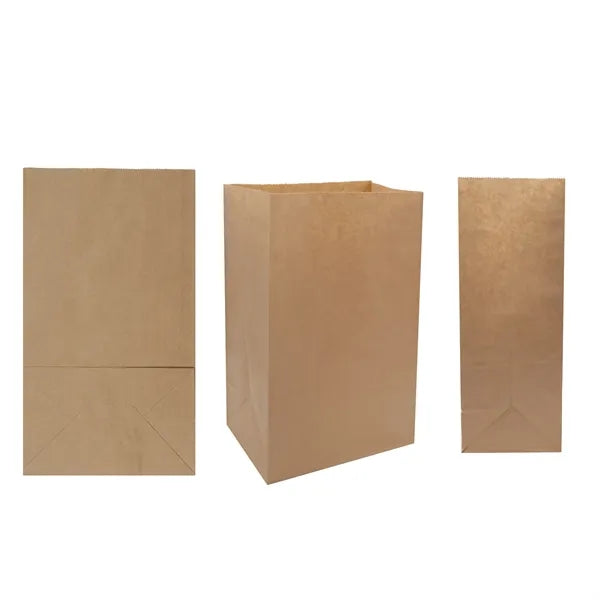 Disposable Bread Bag Kraft Paper Lunch Bags12.6"x7"x4.3"