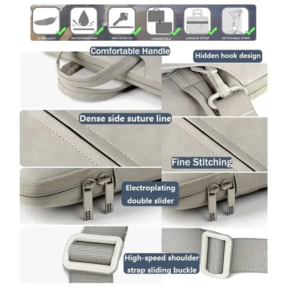 14 Inch Waterproof Laptop Sleeve Case with shoulder strap